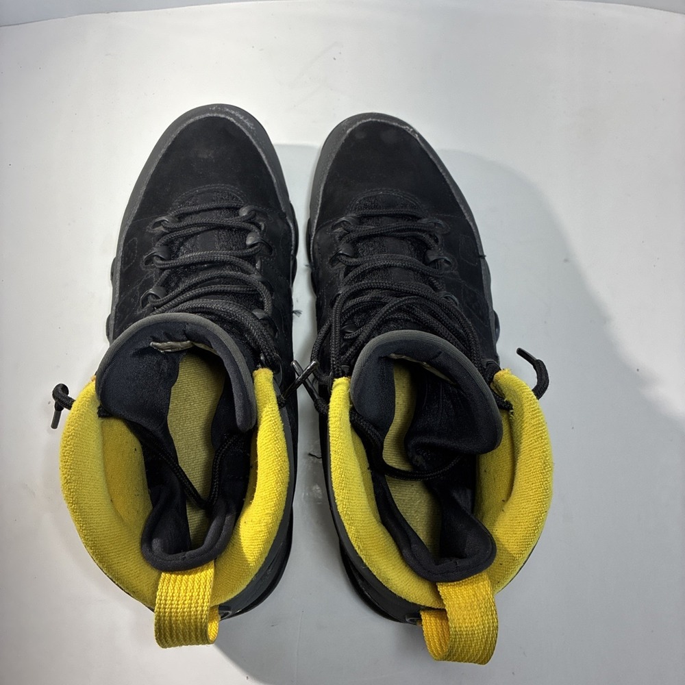 Nike Air Jordan 9 Retro Dark Charcoal Shoes Black Mens Size 9 CT8019-070 - Picture 9 of 11